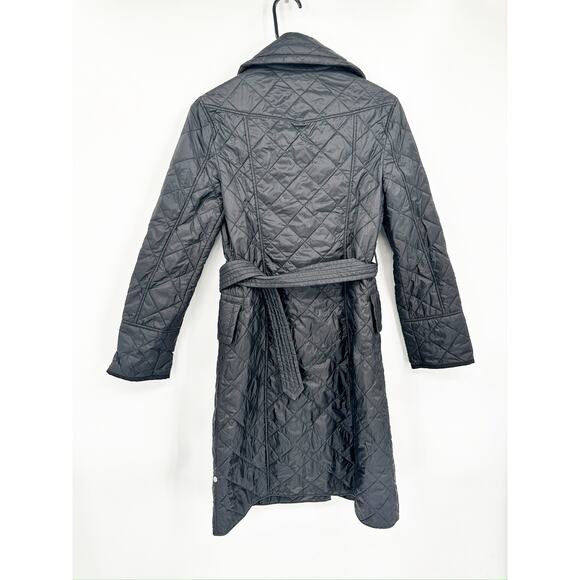 BURBERRY The Horberie Quilted Shell Trench Coat In Black XS NEW - Picture 5 of 10